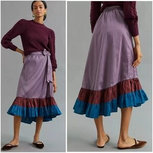 Sachin & Babi Anthropologie Colorblocked Maxi Skirt 4
